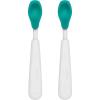 imageOXO Tot Feeding Spoon Set With Soft Silicone TealTeal