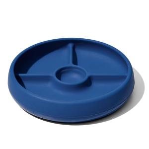 imageOXO Tot Silicone Divided Plate TealNavy