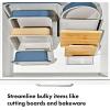 imageOXO Good Grips Adjustable Deep Drawer Organizer Utensil Holder DrawerAdjustable Cookware Organizer