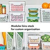 image:imageOXO Good Grips Produce Saver Root Vegetable Bin with Lid 5 lb Capacity Potato and Onion Storage for Pantry Stackable Vegetable Storage ContainerLong Bin