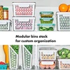 image:imageOXO Good Grips Produce Saver Root Vegetable Bin with Lid 5 lb Capacity Potato and Onion Storage for Pantry Stackable Vegetable Storage ContainerMedium Bin