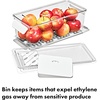 image:imageOXO Good Grips Produce Saver Root Vegetable Bin with Lid 5 lb Capacity Potato and Onion Storage for Pantry Stackable Vegetable Storage ContainerProduce Saver Bin