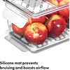 image:imageOXO Good Grips Produce Saver Root Vegetable Bin with Lid 5 lb Capacity Potato and Onion Storage for Pantry Stackable Vegetable Storage ContainerProduce Saver Bin