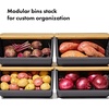 image:imageOXO Good Grips Produce Saver Root Vegetable Bin with Lid 5 lb Capacity Potato and Onion Storage for Pantry Stackable Vegetable Storage ContainerRoot Vegetable Bin