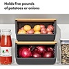 image:imageOXO Good Grips Produce Saver Root Vegetable Bin with Lid 5 lb Capacity Potato and Onion Storage for Pantry Stackable Vegetable Storage ContainerRoot Vegetable Bin