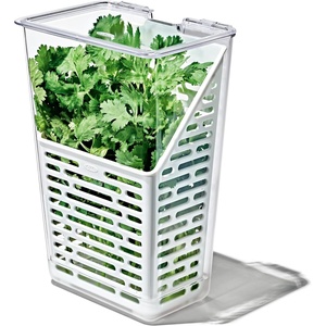 image:imageOXO Good Grips Produce Saver Root Vegetable Bin with Lid 5 lb Capacity Potato and Onion Storage for Pantry Stackable Vegetable Storage ContainerHerb Keeper