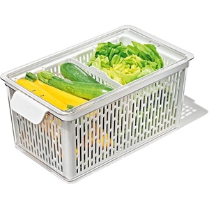 image:imageOXO Good Grips Produce Saver Root Vegetable Bin with Lid 5 lb Capacity Potato and Onion Storage for Pantry Stackable Vegetable Storage ContainerLarge Bin
