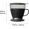 image:imageOXO Brew Pour Over Coffee Maker with Water Tank  Matte BlackMatte Black