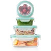 image:imageOXO Good Grips Smart Seal 30Piece Food Storage Container Set  Arctic BlueTeal