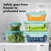 image:imageOXO Good Grips Smart Seal 30Piece Food Storage Container Set  Arctic BlueTeal