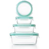 image:imageOXO Good Grips Smart Seal 30Piece Food Storage Container Set  Arctic BlueTeal