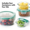 image:imageOXO Good Grips Smart Seal 30Piece Food Storage Container Set  Arctic BlueTeal