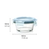 image:imageOXO Good Grips Smart Seal 7Cup Glass Food Storage Container  Arctic BlueArctic
