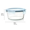 image:imageOXO Good Grips Smart Seal 7Cup Glass Food Storage Container  Arctic BlueArctic