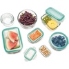 image:imageOXO Good Grips Smart Seal 7Cup Glass Food Storage Container  Arctic BlueClear