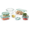 image:imageOXO Good Grips Smart Seal 7Cup Glass Food Storage Container  Arctic BlueRound