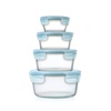 image:imageOXO Good Grips Smart Seal 30Piece Food Storage Container Set  Arctic BlueArctic