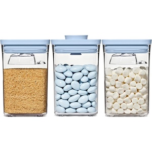 image:imageOXO Good Grips 3Piece POP Container Set  Matte BlackSky Blue