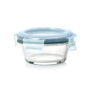 image:imageOXO Good Grips Smart Seal 7Cup Glass Food Storage Container  Arctic BlueArctic