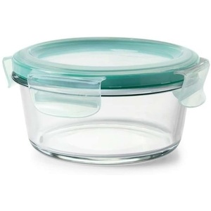 image:imageOXO Good Grips Smart Seal 7Cup Glass Food Storage Container  Arctic BlueTeal